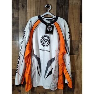 🔥 Moose Racing Men’s XL XCR Motocross Jersey Orange Long Sleeve NEW 🔥